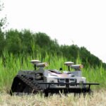 Free Shipping GPS‑RTK Zero Turn Lawn Mower with Tracks for Bush & Slope Use