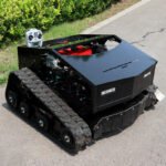 Agricultural Robot Zero Turn Flail Crawler Gasoline Remote Control Lawn Mower 800mm - Image 3