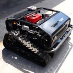 Agricultural Robot Zero Turn Flail Crawler Gasoline Remote Control Lawn Mower 800mm - Image 4