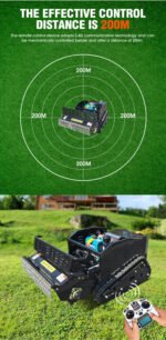 Big Power Diesel Engine Field Mower – 80 cm / 120 cm Cutting Width Crawler Lawn Mower - Image 4