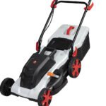 Corded Electric Lawn Mower with 5 Cutting Height Grade, Folding Handle, Grass Box, 230V
