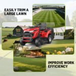 38″ 12.4 HP 452 cc Gasoline Self‑Propelled Ride‑On Lawn Mower with LED Headlights - Image 2