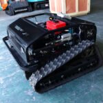 Agricultural Robot Zero Turn Flail Crawler Gasoline Remote Control Lawn Mower 800mm - Image 5