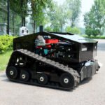 Agricultural Robot Zero Turn Flail Crawler Gasoline Remote Control Lawn Mower 800mm - Image 6